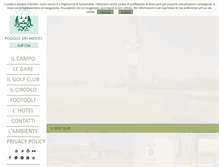 Tablet Screenshot of golfpoggiodeimedici.com